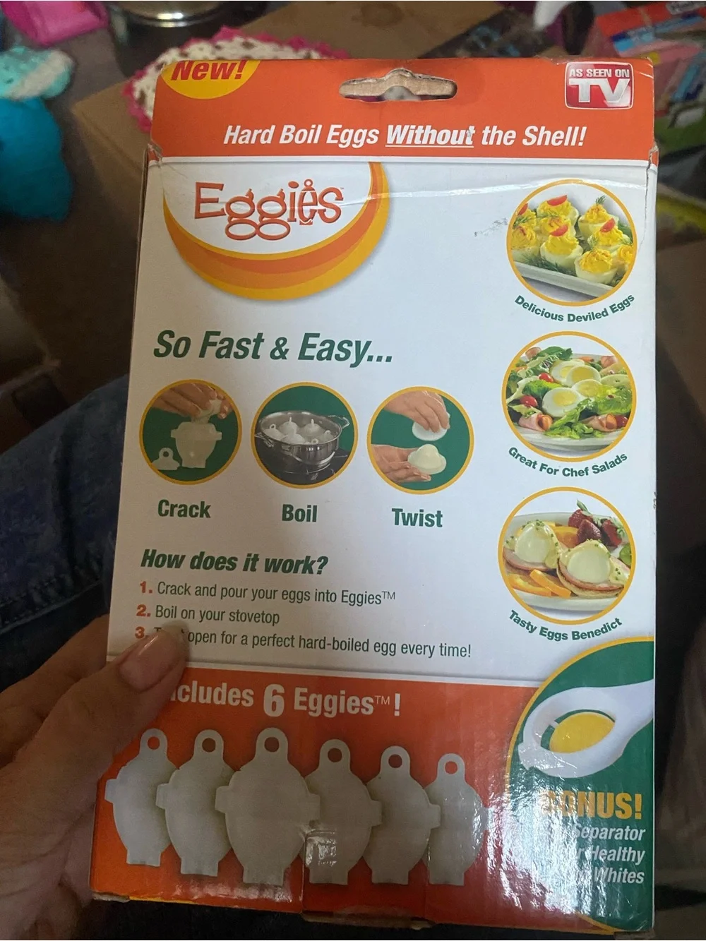 Hard-Boil Egg Cooker Molds - White